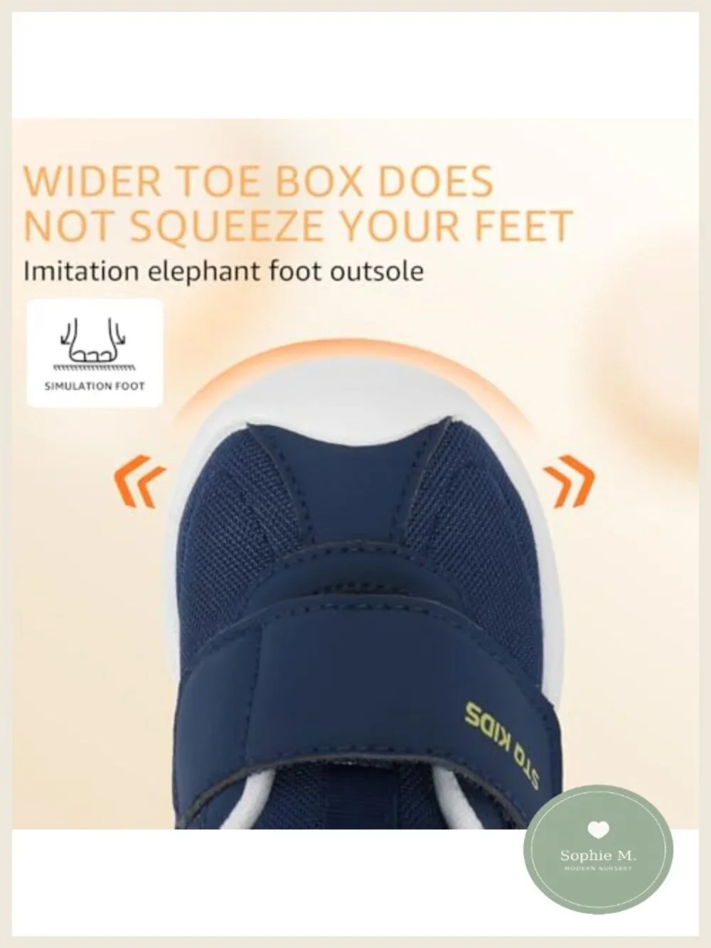 Wide Toe Box Barefoot Baby Walker Sneakers Non-Slip Breathable Mesh